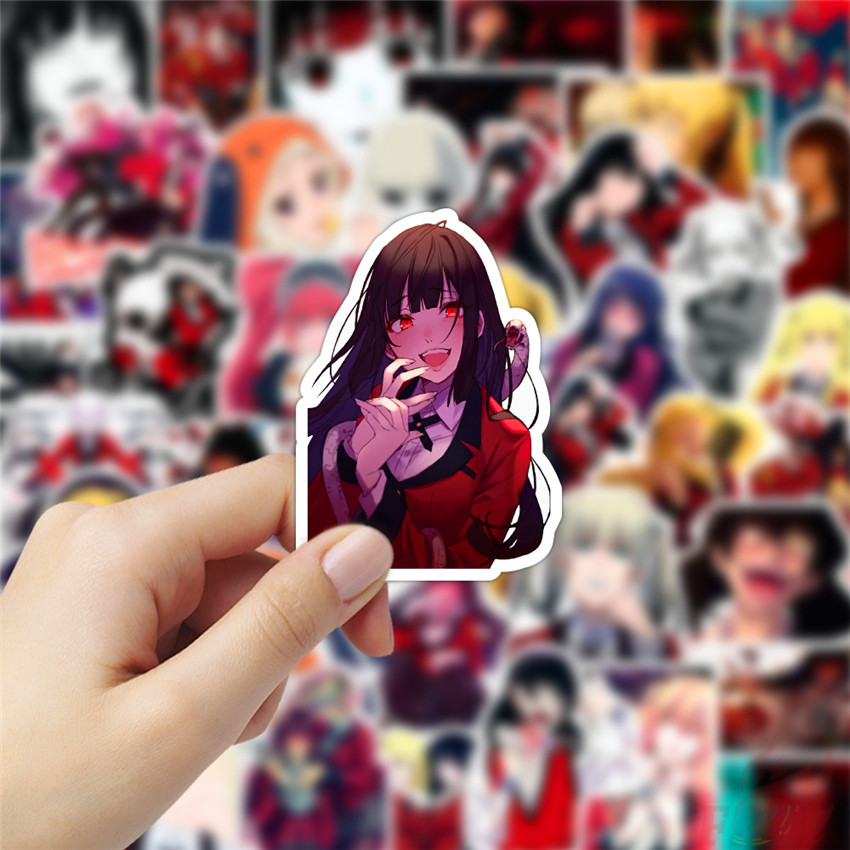 100Pcs/Set ❉ Kakegurui - Series B Anime Stickers ❉ Jabami Yumeko Waterproof DIY Fashion Doodle Decals Stickers