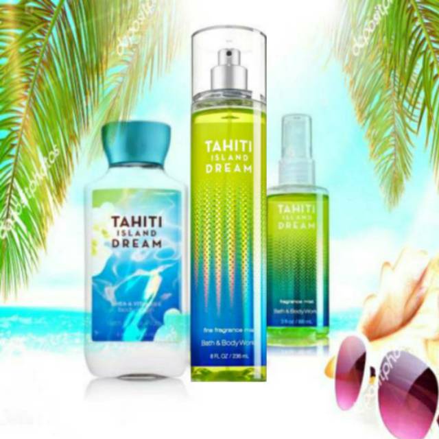 Xịt Thơm Toàn Thân Tahiti Island Dream Bodymist Bath & Body Works 236ML +jɥȽÿ08+