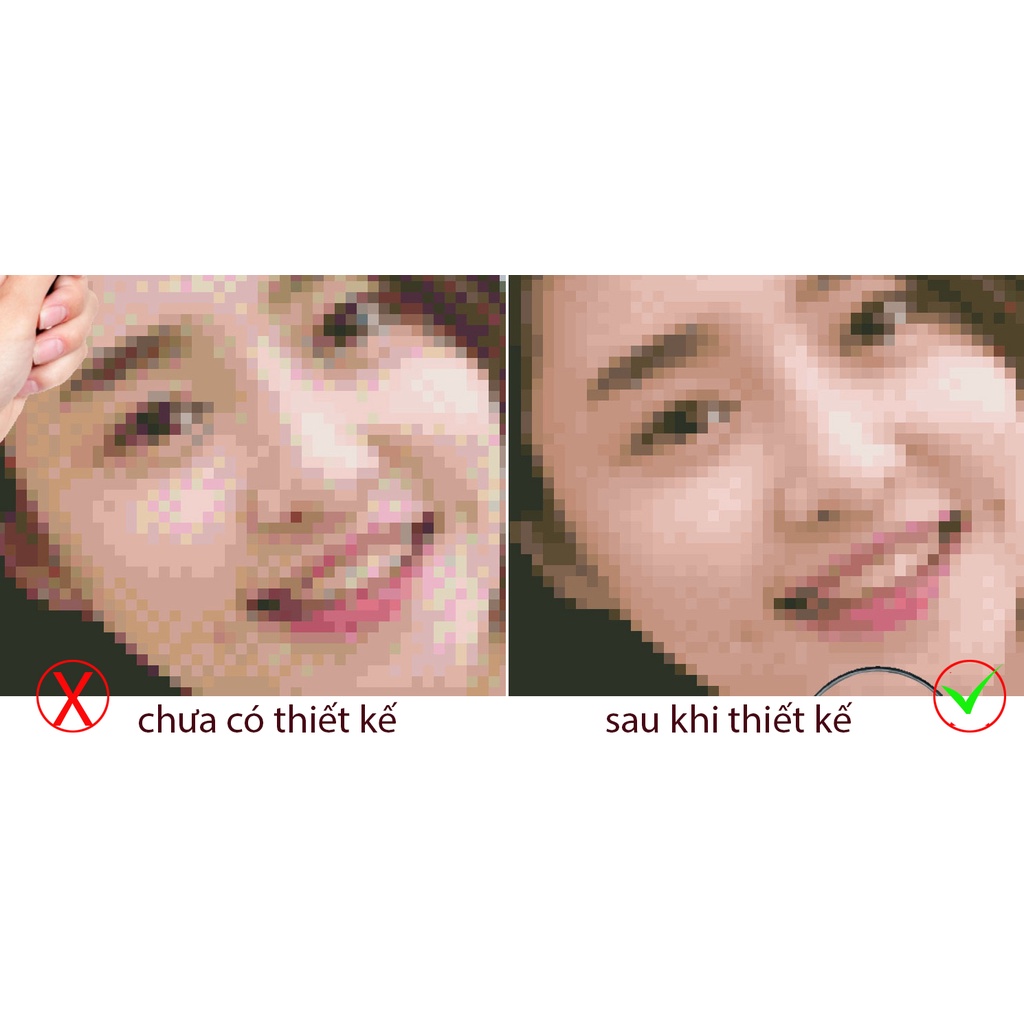 ❤️❤️❤️SIÊU HOT❤️CHUYỂN ẢNH THÀNH TRANH THÊU CHỮ THẬP - TRANH ĐÍNH ĐÁ