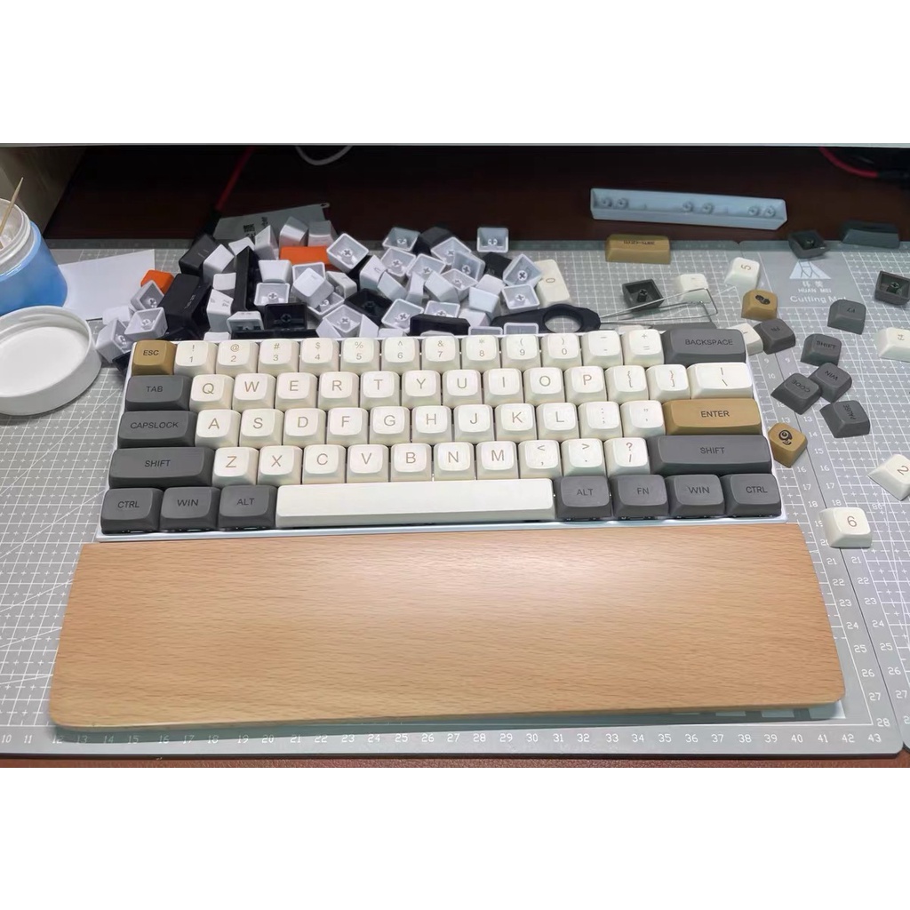 Keycap bàn phím màu chocolate siêu chất Dry Martini XDA cao độ PBT 125 phím