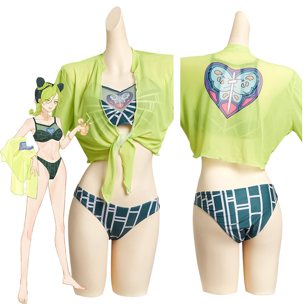 Bộ Đồ Hóa Trang Nhân Vật Jojo'S Bizarre Adventure Jolyne Cujoh