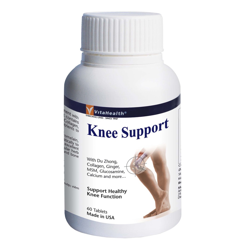 CHÍNH HÃNG USA - KNEE SUPPORT VITAHEALTH KNEE SUPORT HỘP 60 VIÊN