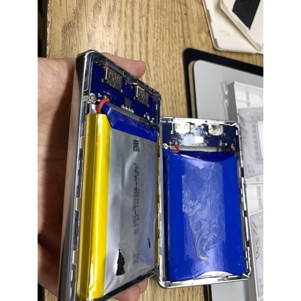 Mạch sạc dự phòng kèm pin 10000mAh - 20000mAh hơi phồng