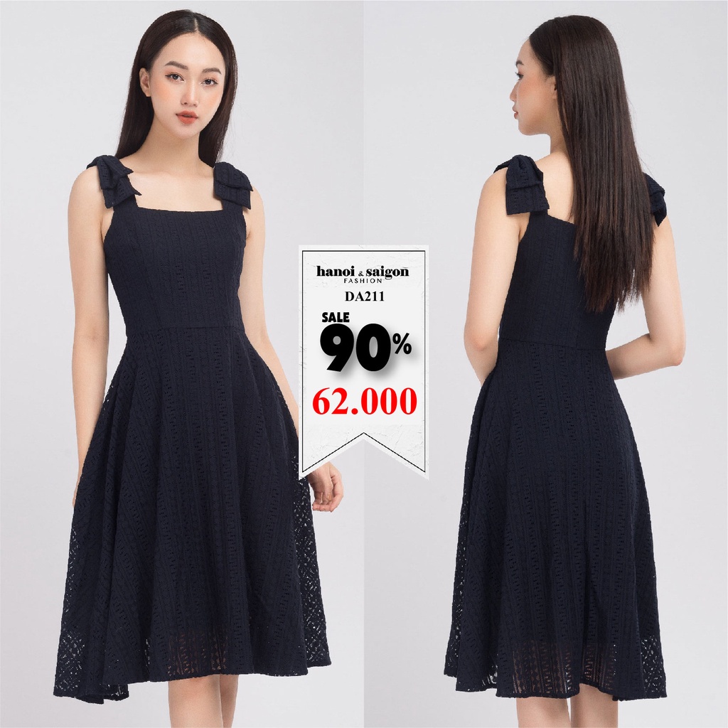 Đầm Công Sở 🍀 FREESHIP 🍀 Váy Ren Nữ Vai Nơ Tiểu Thư