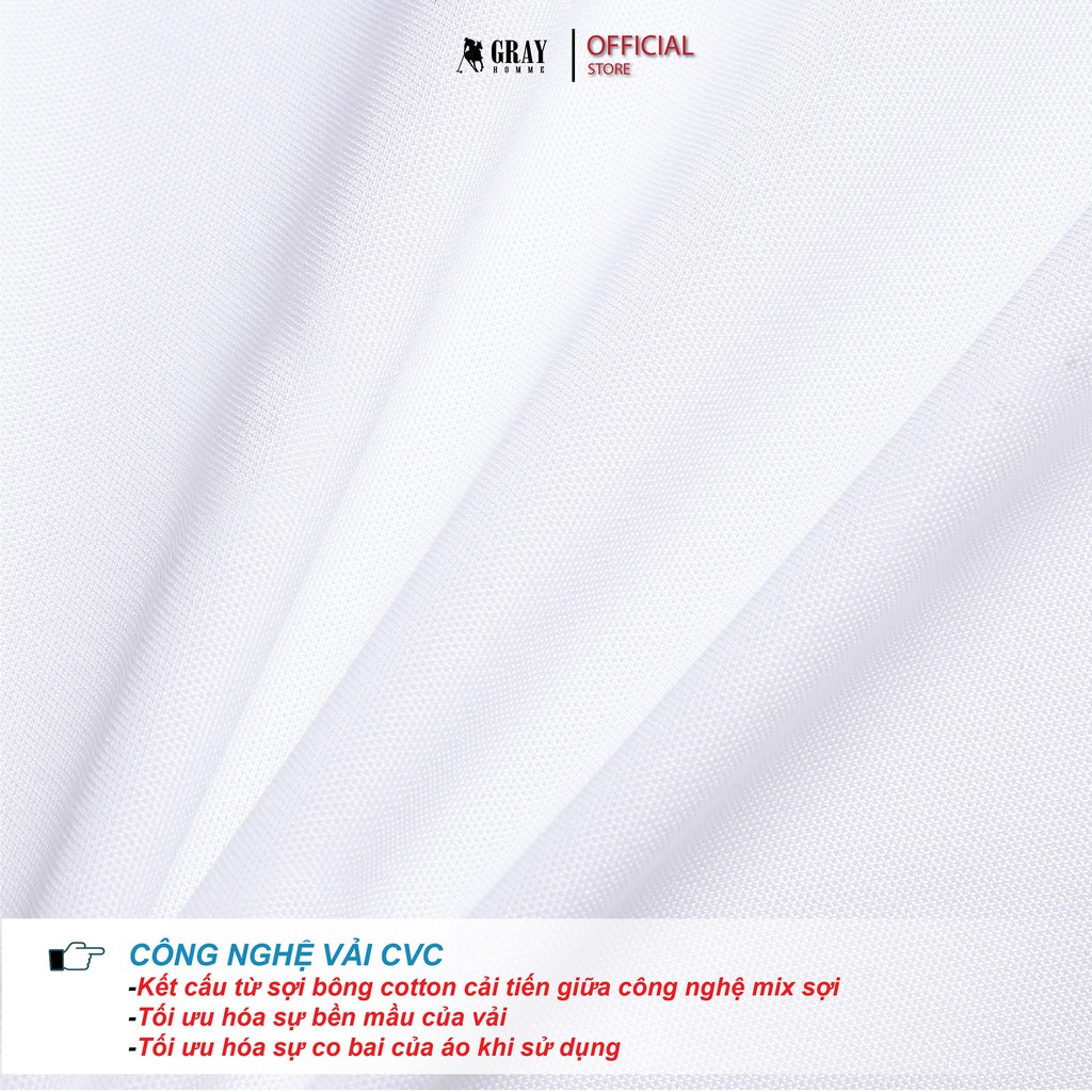 Áo Polo Nam GRAYHOMME, Chất Liệu Cotton Cao Cấp, Thấm Hút, Bo Dệt Siêu Bền TPG100 | BigBuy360 - bigbuy360.vn