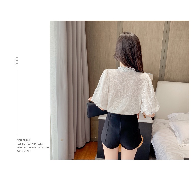 G38058 Áo ren nữ hè tay ngắn hàng nhập