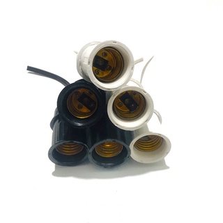 Đuôi chui đèn E27 E14 12 bóng gắn tường treo chống nước mưa ngoài trời theo lựa chọn như hình ảnh