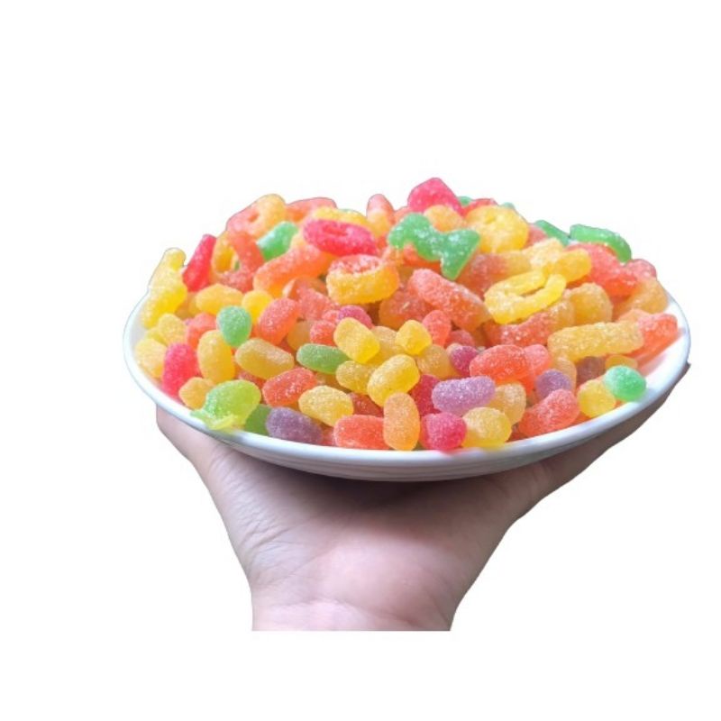 Kẹo hương trái cây 500g mix nhiều vị thơm ngon ăn vặt cho bé
