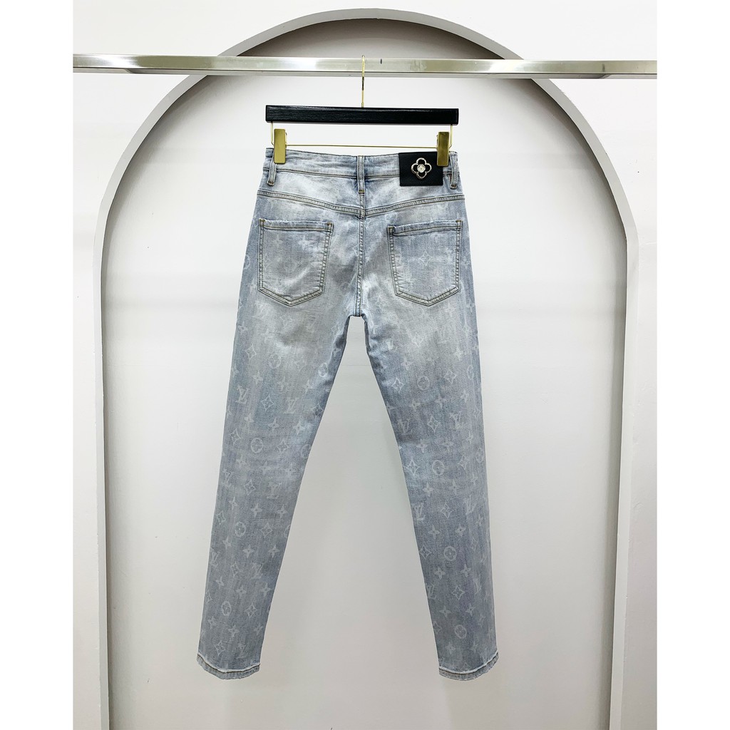 Quần jean rách mài siêu cấp logo thêu EO VÌ NV HV size 28-34