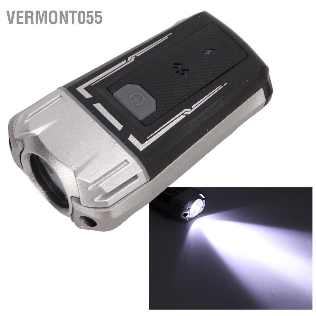 Có thể bán buôn Đèn pha LED có thể sạc lại USB xe đạp chống nước 4 chế độ trước mũ bảo hiểm cho để đi ngoài trời Vermont055 Hàng giao ngay