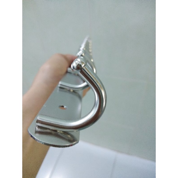 móc áo inox. móc quần áo inox. móc áo đóng tường 8 móc