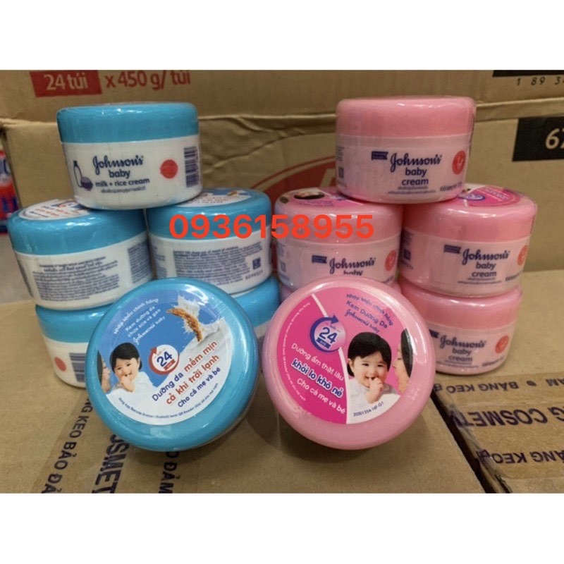 [ giá sỉ ] Kem dưỡng ẩm johnson baby 50g ( thái Lan )