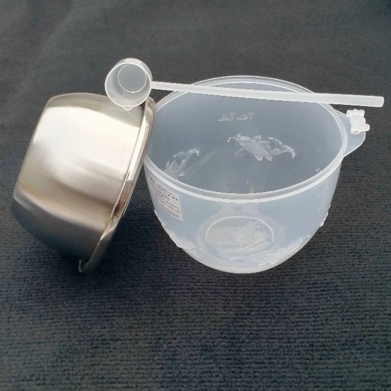 Bộ bát đựng rượu và ướp lạnh bằng inox, dụng cụ ướp lạnh trái cây và rượu bằng inox tặng kèm gáo múc