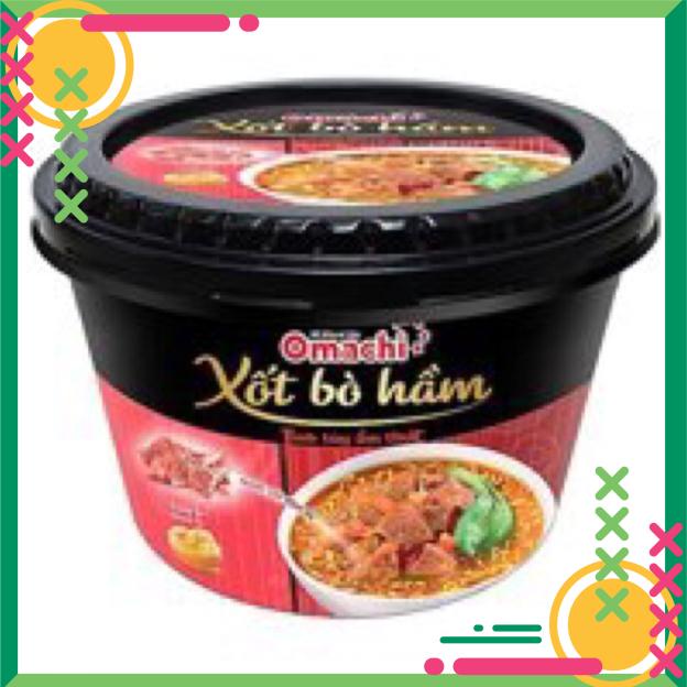 Hộp Mì Khoai Tây Omachi Xốt Spaghetti/ Xốt Bò Hầm