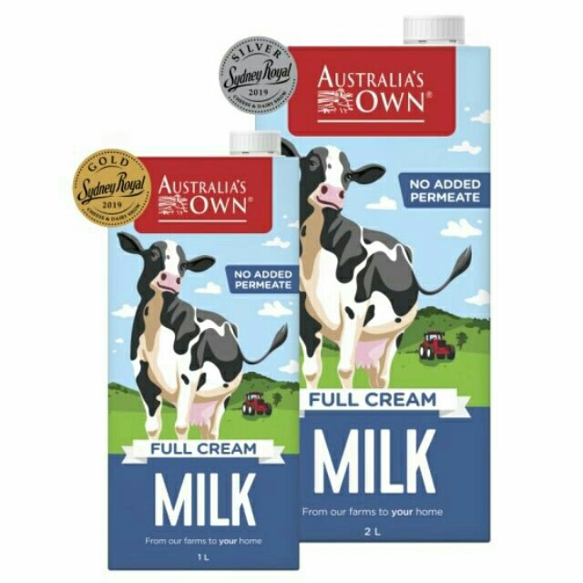 Sữa Tươi Nguyên Kem ÚC Australia's Own 1Lít