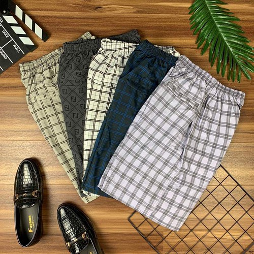Combo 5 quần Short Nam Kaw - quần vải contton siêu nhẹ mát