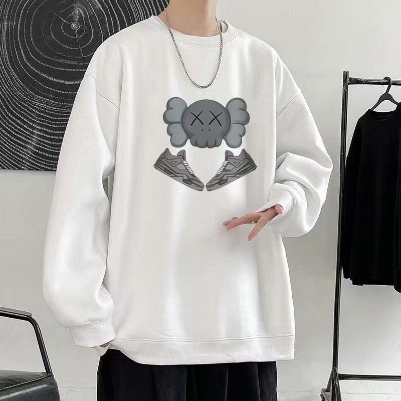Áo nỉ cổ tròn thời trang xuân thu mới 2021 dành cho học sinh