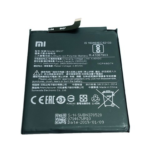 Pin điện thoại Xiaomi Redmi 6A BN37 hàng tốt