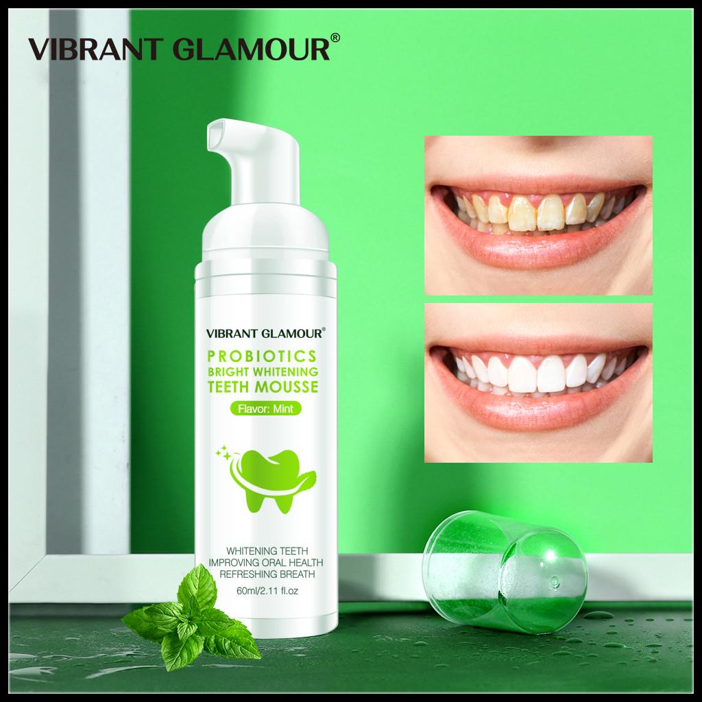 【Gửi từ Tp.hồ chí minh】Mousse Tẩy Trắng Răng Kem Đánh Răng Làm Sạch Răng Tẩy Vết Ố VIBRANT GLAMOUR