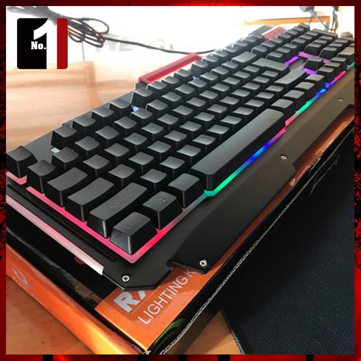 Bàn Phím Gaming Máy Tính BOSSTON R700 Led Rgb Bàn Phím Vi Tính Laptop Pc Chơi Game Giá Rẻ Có Dây