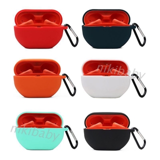 NIKI Flip-open Cover Protective Case Soft Silicone Dustproof Shell for WF-SP800N