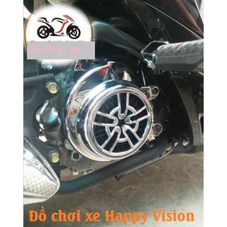 ốp quạt gió xe vision mạ crom