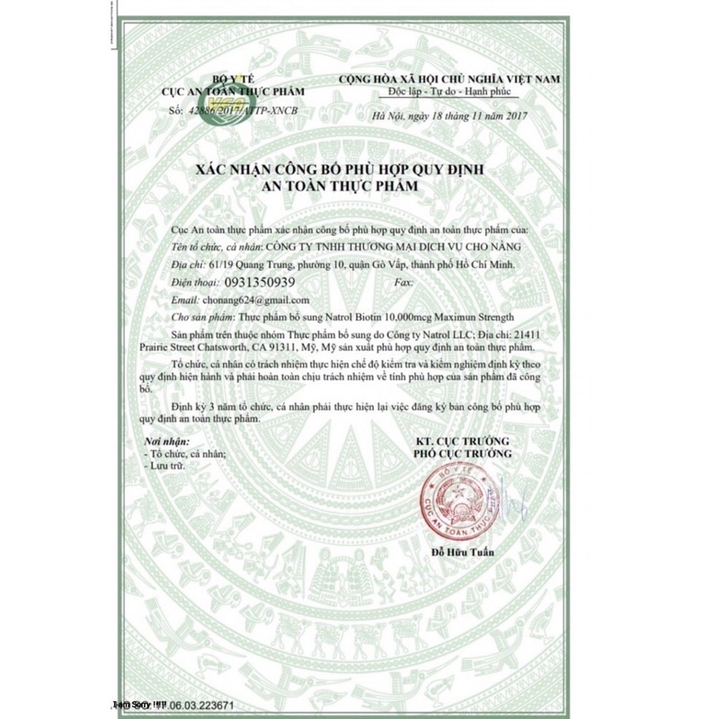 Viên uống hỗ trợ mọc tóc , giảm rụng tóc Biotin Natrol - Lọ 100 viên