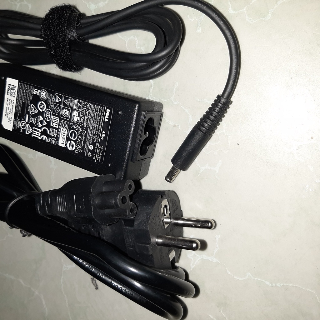 Sạc Laptop Dell 19.5V - 2.31A (45W) chân kim nhỏ - Hàng mới 100% - Cam kết kiểm tra kĩ trước khi đóng gói