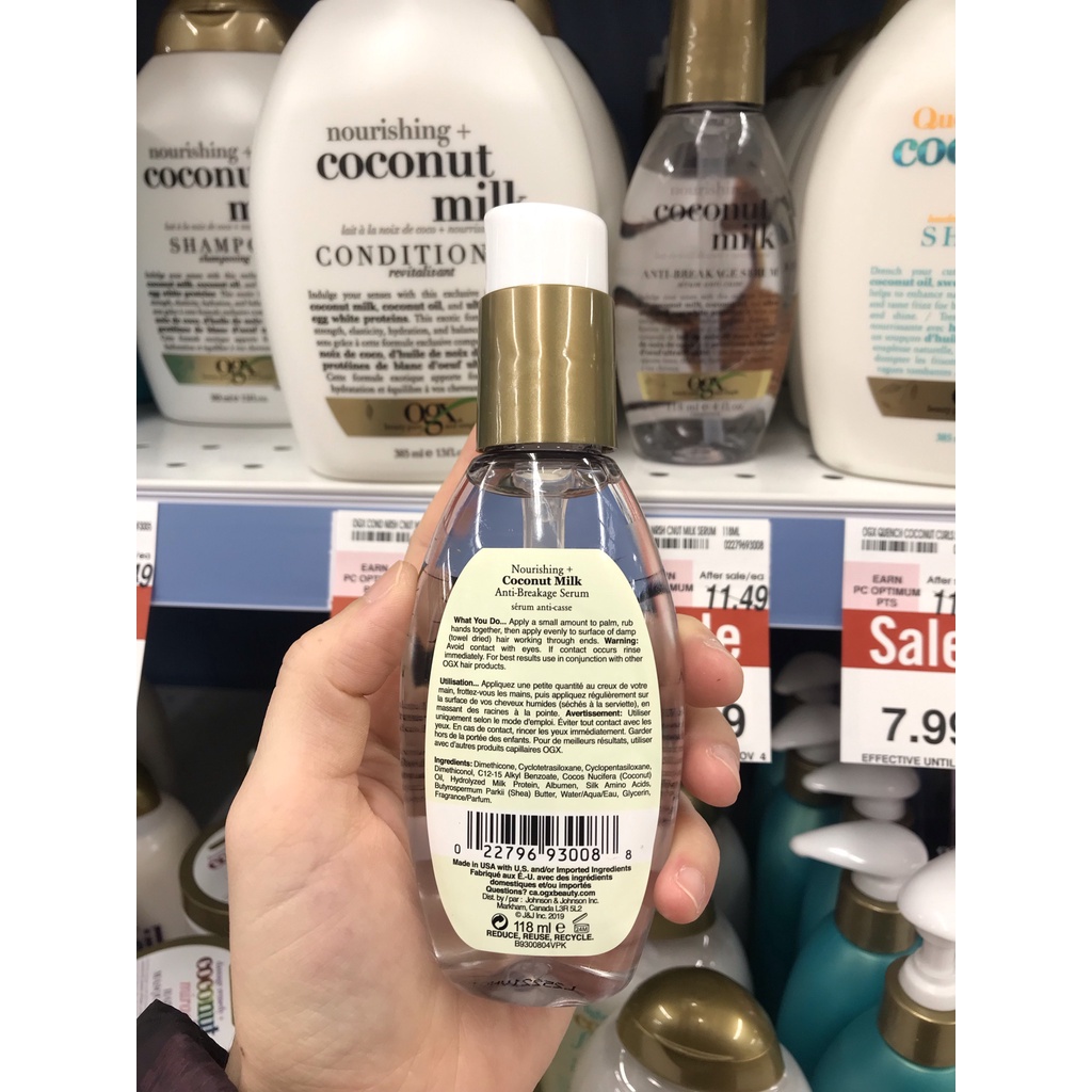 Tinh dầu dưỡng tóc OGX Coconut oil 100ml