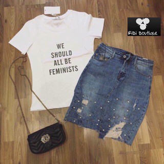 CHÂN VÁY JEANS CO GIÃN LOẠI 1 | BigBuy360 - bigbuy360.vn