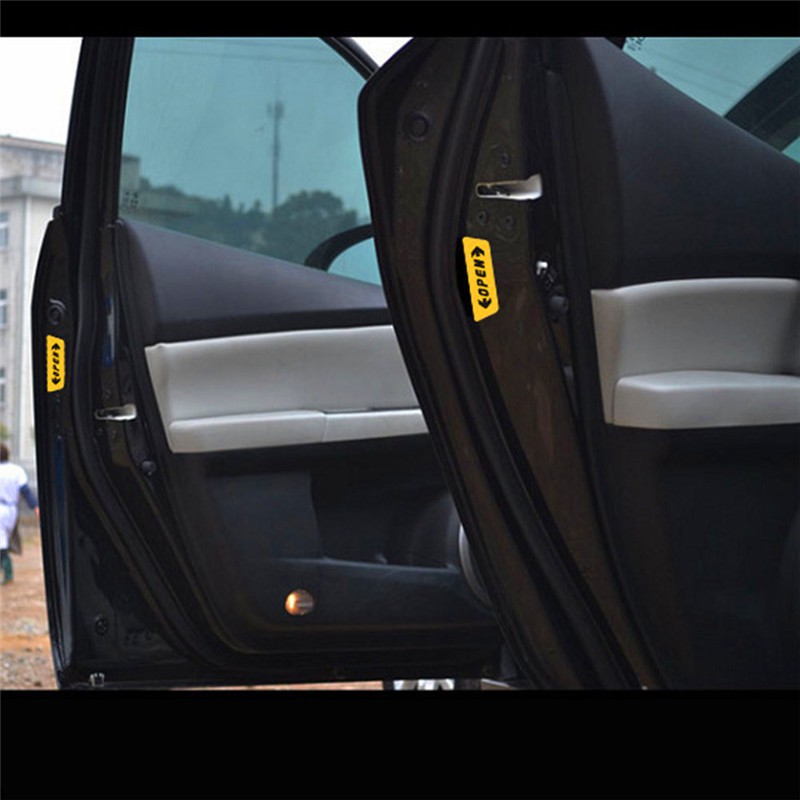 Sticker họa tiết cảnh báo chuyên dụng trang trí cho cửa ô tô