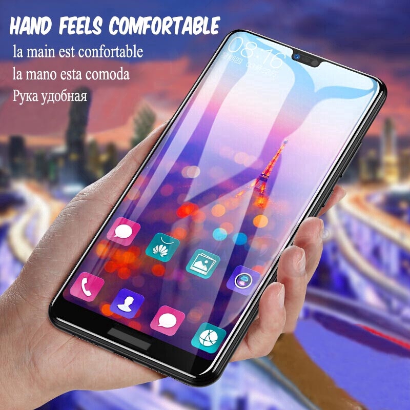 Kính cường lực bảo vệ toàn màn hình điện thoại 9D mới nhất cho Huawei P50 P40 P30 P20 Mate Honor X7 X8 X9 10 20 9X 8A Pro Lite 8X 8S 20i