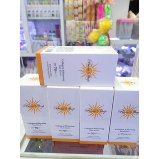 Kem chống nắng collagen beaushop whitening sun block/spf 70 pa ++++