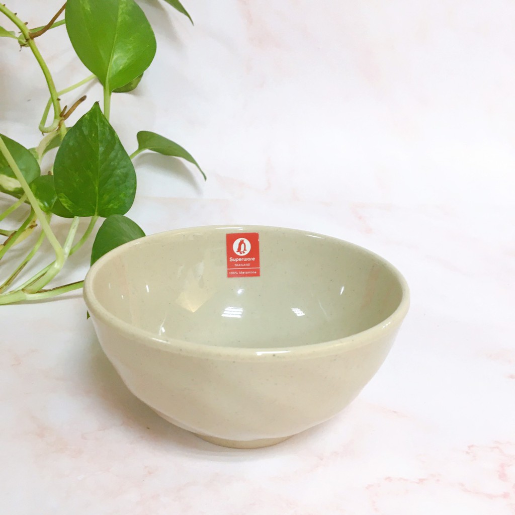 Bát Cơm SUPERWARE Nhựa Phíp 100% Melamine Nâu Đá - Stone