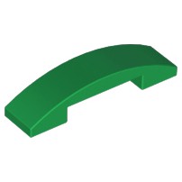 Gạch Lego 4 x 1, 1x4 Cong về 2 bên, dốc 2 đầu / Lego Part 93273: Slope, Curved 4 x 1 Double