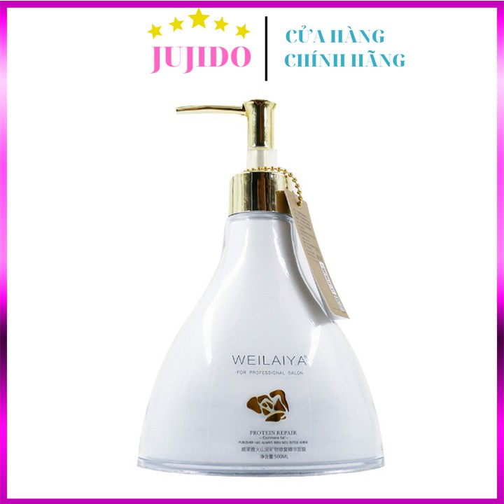 Kem Hấp Ủ Tóc Weilaiya Bùn Khoáng 500ml Phục Hồi Tóc Xơ Hư Tổn