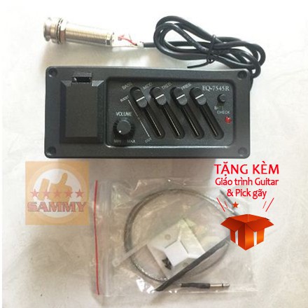 BỘ EQ GUITAR EQ 7545R CHUI DÀI [TẶNG DÂY CÁP 3 MÉT]