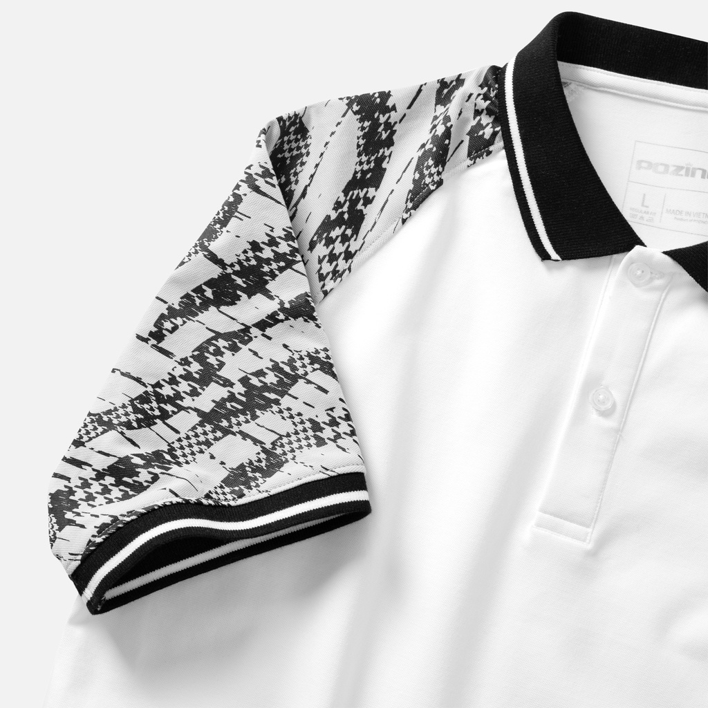 Áo Thun Polo Nam KSM Menswear Tay Draplang  Rằn Ri Camo có cổ bẻ vải Cotton dày mịn đẹp PL714