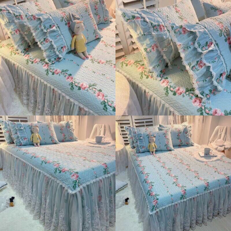 Ga cotton trần phủ bèo ren