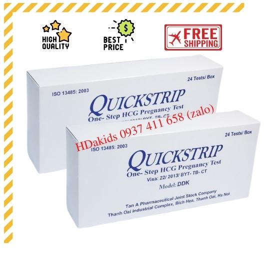Que Thử Thai QuickStrip- Phát hiện thai nhanh chóng- đơn giản- chính xác