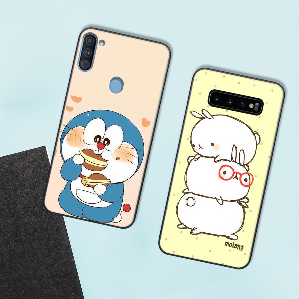 Ốp lưng Samsung S9/ S9 PLUS/ S10/ S10 PLUS/  A01/ A11-   ỐP LƯNG THỎ - GẤU- DORAEMON-  GẤU TRẮNG siêu đáng yêu