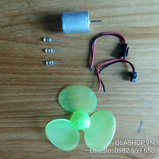 Máy phát điện gió mini V2 – Mô hình điện gió, giáo cụ STEM, trang trí năng lượng tái tạo độc đáo