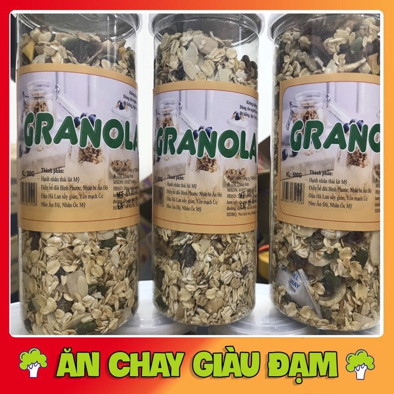 GRANOLA dành cho người ăn kiêng 500g