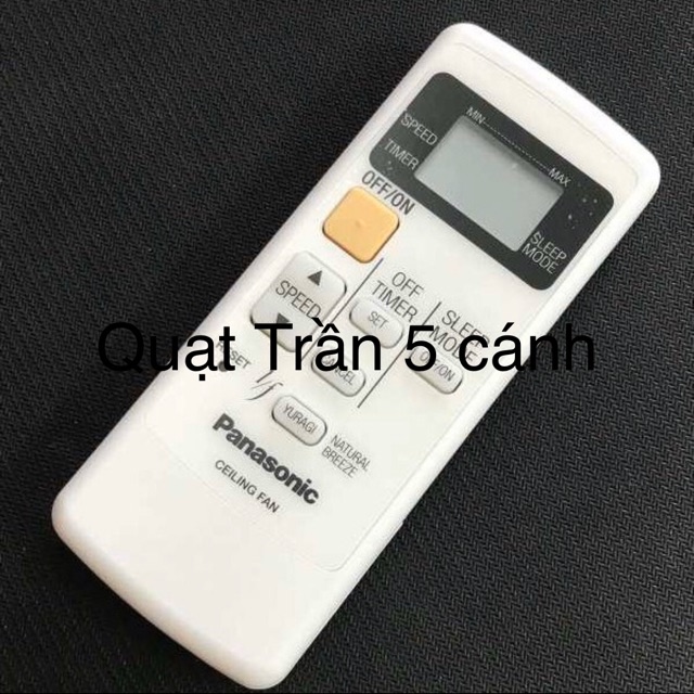 Điều khiển quạt panasonic 5 cánh