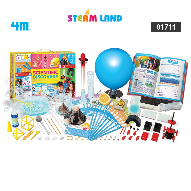Đồ Chơi Khoa Học Bộ Thí Nghiệm Khám Phá Khoa Học - 4M 01711 Steamtoys