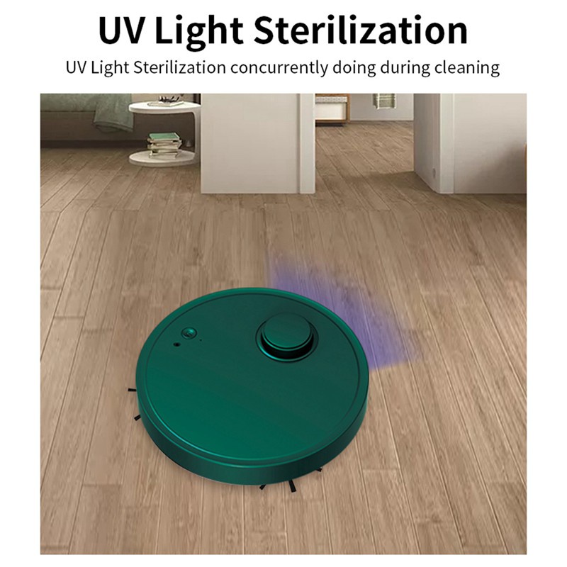 Automatic Robot Vacuum Cleaner Cordless Multifunctional USB Rechargeable Wet and Dry Smart Sweeping Cleaning for Home