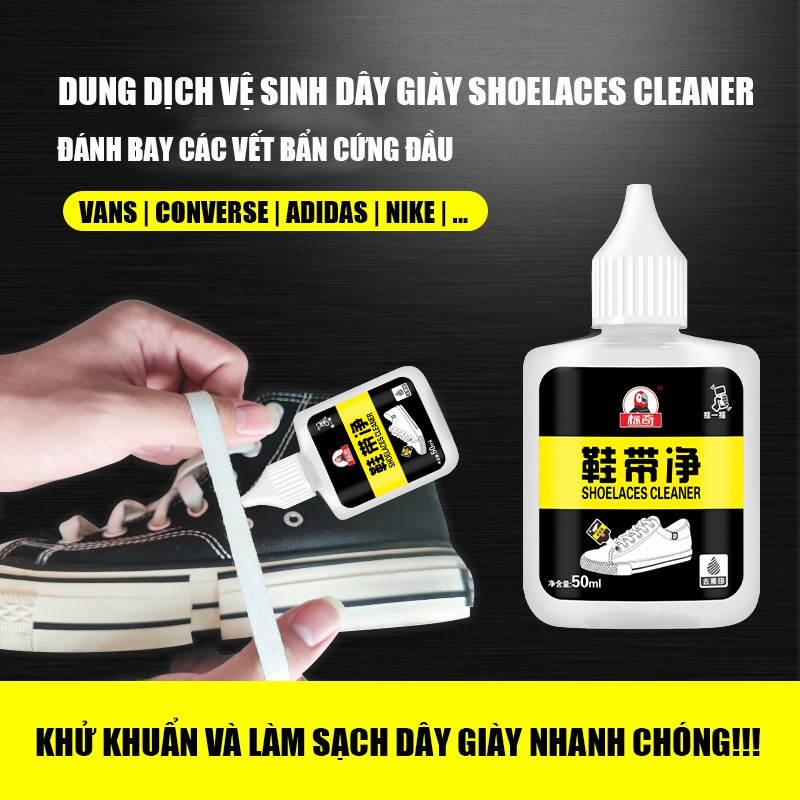 Dung dịch vệ sinh dây giày SHOELACES CLEANER 50ml - Doker Store