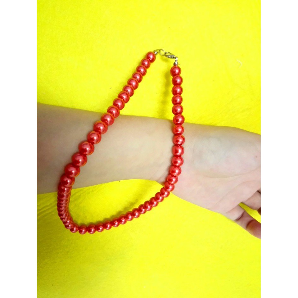 Vòng cổ hạt trai, hàng y hình vì hình shop tự chụp nha các bạn. cầm nặng tay, hàng siêu đẹp luôn. Dây chuyền hạt trai.