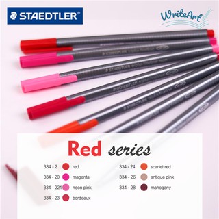 (Red) Bút dạ kim màu STAEDTLER Triplus Fineliner 334