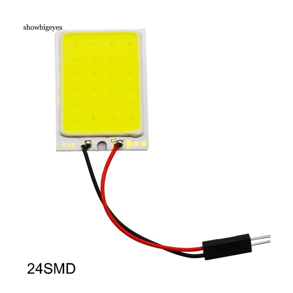 Bảng đèn LED sgee T10 12V COB 24 / 36 / 48 SMD gắn trần xe hơi chuyên dụng